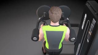 DHZ Fitness EVOST II  A3005 Lateral Raise [upl. by Casanova]