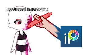 How to get Blood Brush In Ibis Paint 🤫 [upl. by Piero]