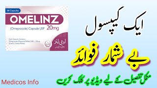 Omeprazole capsules IP 20 mg in Hindi  Omeprazole 20 mg  Omeprazole capsule  Omelinz 20mg capsule [upl. by Costin]