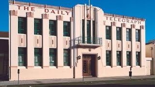 Art Deco Napier New Zealand  Quick Tour of Buildings [upl. by Zosima]