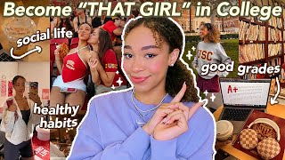 How to Become That Girl in College glowup tips perfect student mental health advice [upl. by Nayb283]