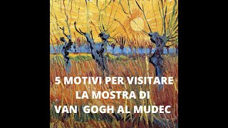 5 motivi per visitare la mostra Vincent Van Gogh Pittore colto [upl. by Htenywg]