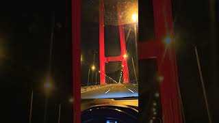 Midnight drive on Osman Gazi Bridge Marmara Sea below Murat Göğebakan’s song playing [upl. by Otreblasiul143]