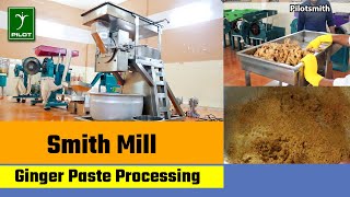 Smith Mill  Ginger Paste Processing  Total Fiber Grinding [upl. by Adidnere]