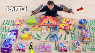 अजीबो गरीब पटाखे  Testing New Diwali Crackers  Diwali Stash 2023 [upl. by Schalles]