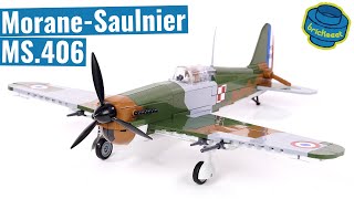 French MoraneSaulnier MS406  COBI 5724 Speed Build Review [upl. by Lenahc]