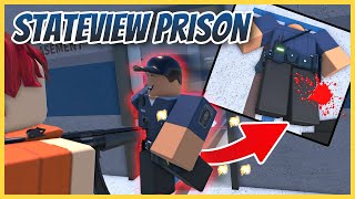 Stateview Prison Roleplay  Roblox Jailbreak Roleplay [upl. by Nilorac]