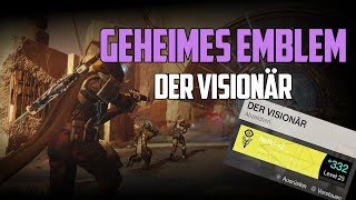 Destiny 2  Neues verstecktes Emblem bekommen  Der Visionär [upl. by Attenrad527]