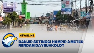 Banjir Lumpuhkan Perbatasan Kota dan Kabupaten Bandung  Newsline [upl. by Latreece897]