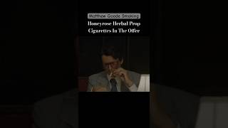 Hollywood Actor Matthew Goode Smoking Honeyrose Herbal Prop Cigarettes fakecigarettes theoffer [upl. by Htebsle]