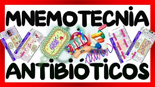 ANTIBIÓTICOS MECANISMO DE ACCIÓN  MNEMOTECNIA ANTIBIÓTICOS  GuiaMed [upl. by Lund]