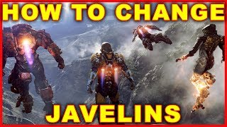 Anthem How to Change Javelins [upl. by Perloff]