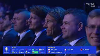 The UEFA EURO 2024 Qualification Draw [upl. by Arataj]