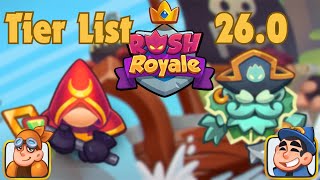 Up To Date Rush Royale META Tier List Update 260 [upl. by Mloc]