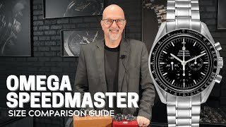 Omega Speedmaster Size Comparison Guide  SwissWatchExpo [upl. by Llered]