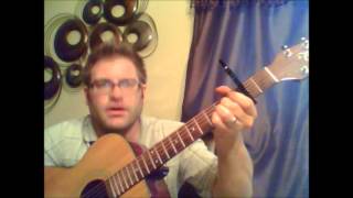 How to play Dont Worry Be Happy by Bobby McFerrin on acoustic guitar Made easy [upl. by Cerelia518]