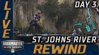 2022 Bassmaster LIVE at St Johns River  Day 3 SATURDAY [upl. by Trebeh]