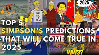 Top 5 Simpsons Predictions for 2025 [upl. by Barthold8]