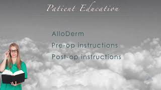 Demo T1 Surgical Assistants Guide for Successful AlloDerm Graft Procedures [upl. by Berriman]