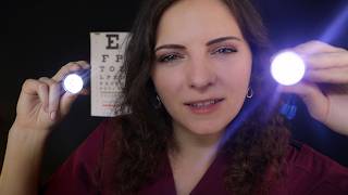 ASMR  Relaxing Eye Exam 🔦 Soft Spoken Medical Roleplay [upl. by Assirralc]