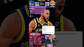 Warriors make 26 3pointers roar past Lakers for a key 134120 win in Anthony Davis’ injury nba [upl. by Sirovart]