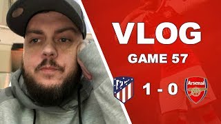 ATLÉTICO MADRID 1 v 0 ARSENAL  BUNCH OF BOTTLE JOBS  MATCHDAY VLOG [upl. by Beaufert]