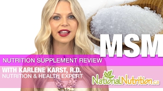 Benefits Of MSM Supplement  Professional Supplement Review  National Nutrition Canada [upl. by Jahn]