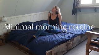 Minimal morning routine  slow living  minimalism [upl. by Anailli]