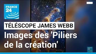 La Nasa dévoile des images des Piliers de la création prises par le télescope spatial James Webb [upl. by Svetlana102]