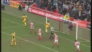 Stoke City v Port Vale 10022002 [upl. by Britteny]