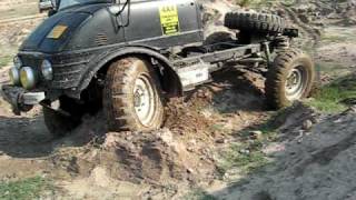 Unimog Making Track for Jeeps Diff Lock in Action [upl. by Alissa]