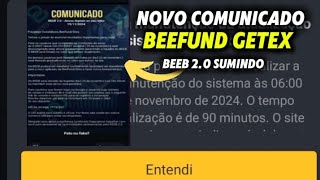 🚨 NOVO COMUNICADO BEEFUND GETEX 19112024 SALDO BEEB 20 DERRETENDO NA SUPEREX [upl. by Sacci]