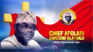 RECEPTION FOR CHIEF AFOLABI OWOSENI OLATUNJI [upl. by Stanislaw]