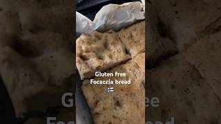 Gluteeniton foccacia leipä glutenfree bread athome suomi recipe baking healthy food diy [upl. by Aiekam]