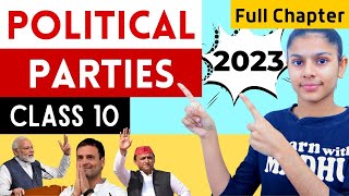 Political Parties  Class 10 Term 2 Board Exams  Social Studies  Civics  Learn with Madhu [upl. by Nelram421]