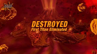 Destroyed Victory for Humanity as First Titan Eliminated Elite Dangerous [upl. by Orran]