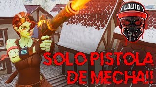 💀¡GANANDO SOLO con PISTOLA DE MECHA 💀  FORTNITE [upl. by Whitehurst]