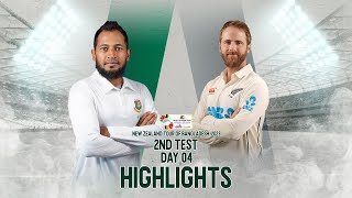 Bangladesh vs New Zealand Highlights  2nd Test  Day 4  New Zealand Tour of Bangladesh 2023 [upl. by Tadio]