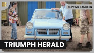 Triumph Herald Resurrection  Flipping Bangers  S03 EP03  Car Show [upl. by Ahsinek]