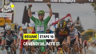 Résumé détape  Étape 10  TDF2021 [upl. by Duval]