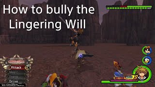 Kingdom Hearts II FM  How to Bully the Lingering Will [upl. by Esilrac85]