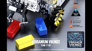 2024 FTC Robotics  Vibranium Vikings Robot Engineering [upl. by Betteanne750]