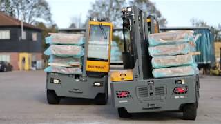 An Introduction to the Baumann GX Series 58t Capacity Diesel Sideloader [upl. by Cralg299]