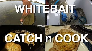 WHITEBAIT Catch n Cook 2016 [upl. by Cirtap862]