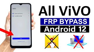 All Vivo Android 12  Google FRP Bypass  No QuickShortcutMaker NO PC  100 WORKING [upl. by Orten]