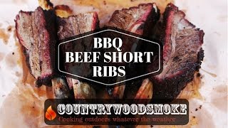 How to BBQ Beef Short Ribs on the Traeger Timberline [upl. by Nolrev]