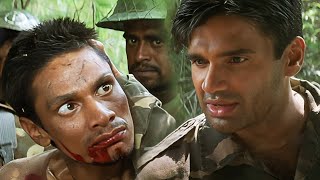 इसको देख कैसे घूर रहा है बता दे वरना बहुत मरूंगा  Jungle Hindi Movie Best Scene [upl. by Gonyea]