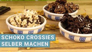 Schoko Crossies in verschiedenen Varianten selber machen [upl. by Yehs]