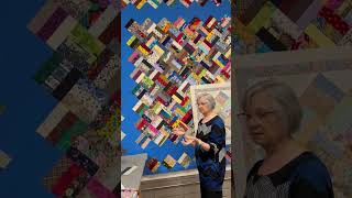 Confetti 94quot x 94quot Stash quilt using 2 12quot strips [upl. by Alberic]