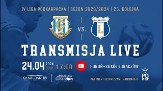 LIVE Głogovia Głogów Małopolski  PogońSokół Lubaczów [upl. by Ecidnarb]